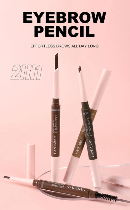 Eyebrow Cosmetics Pencil Waterproof Double-headed Eyebrow Tattoo Natural Long Lasting Makeup Paint Wild Eyebrow Pencil - AMULET RING STORE