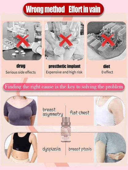 Breast Enlargement Essential Oil Chest Frming Enhancement Serum Butt Enlarge Big Bust Bigger Plump Up Growth Massage Care Cream