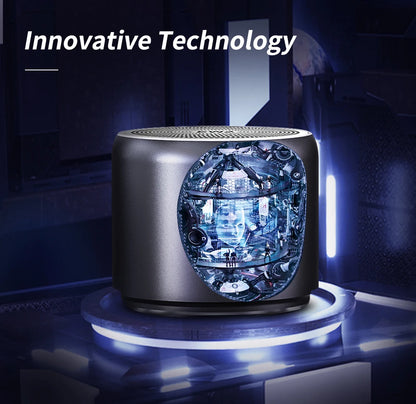 EWA A106 Pro Mini Bluetooth Speaker with Custom Bass Radiator, IPX7 Waterproof, Super Portable Speakers, Travel Case Packed