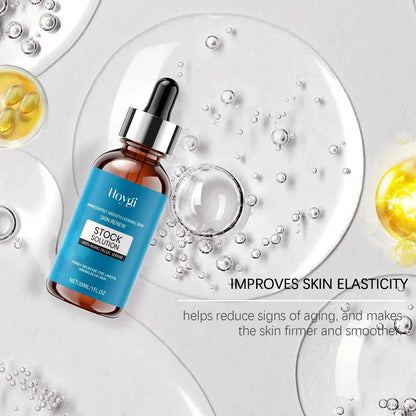 Collagen Facial Serum Hydrating Brightening Essence, Under Eye Wrinkle Care Gentle Anti-Aging Concentrate for All Skin Types