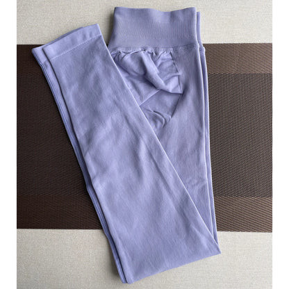 TKITK Leggings Women Seamless Sports Yoga Pants Low Ribbed Band Gym clothes Fitness Workout wear Scrunch Bum Tights - AMULET RING STORE