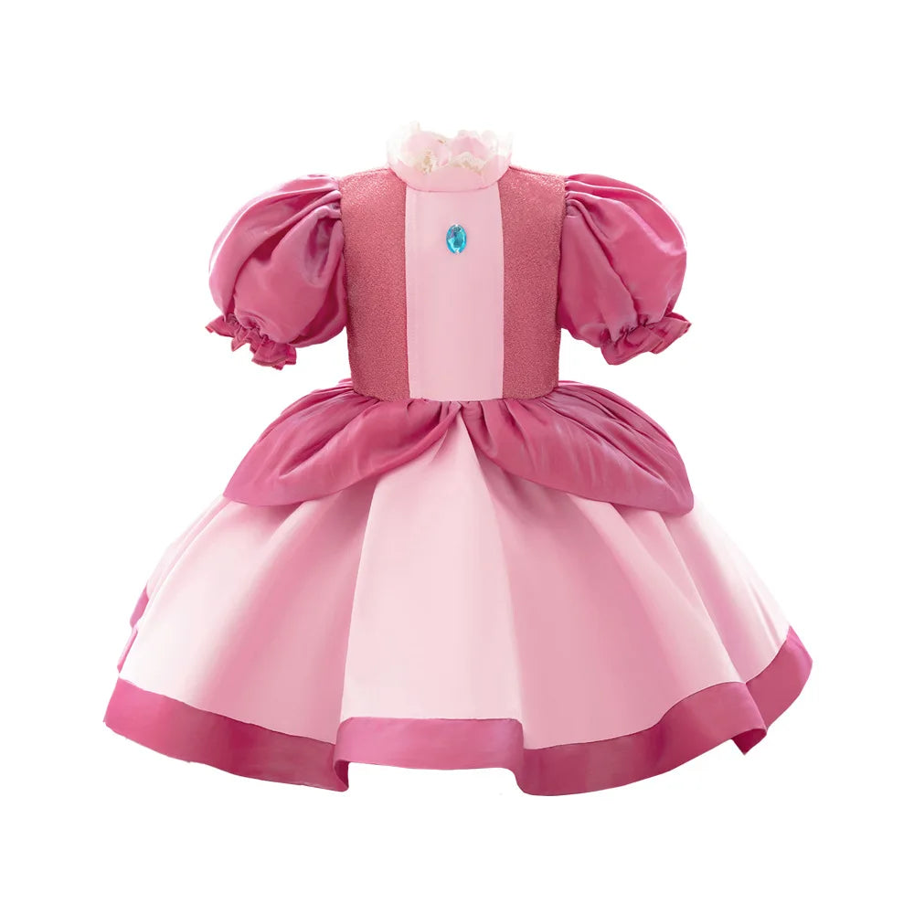 Princess Dress For Toddler Little Girl Luxurious Bow Gown Kids Birthday Party Clothes Halloween Carnival Children Princess Dress
