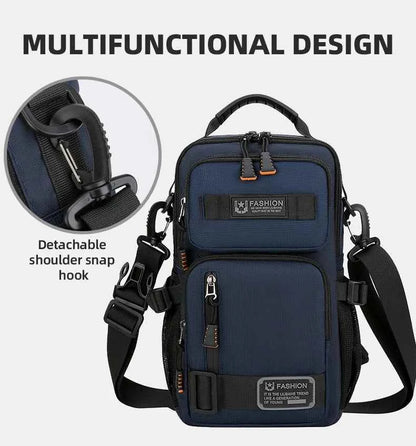Male Multifunctional Sports Chest Bag Men's Lightweight Handbag  Multi Pockets Outdoor Hiking Climbing Cycling Crossbody Bags
