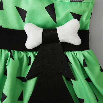 MiniFox Halloween Caveman Dress For Girls Clothes Off Shoulder Baby Dresses Historical Stone Age Party Girl Halloween Costume