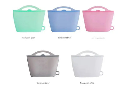 Silicone Zipper Bag,Reusable Multifunctional Fresh-keeping Storage Bag,Refrigerator Cooler Bags,Picnic Box(1000ml;1200ml) - AMULET RING STORE