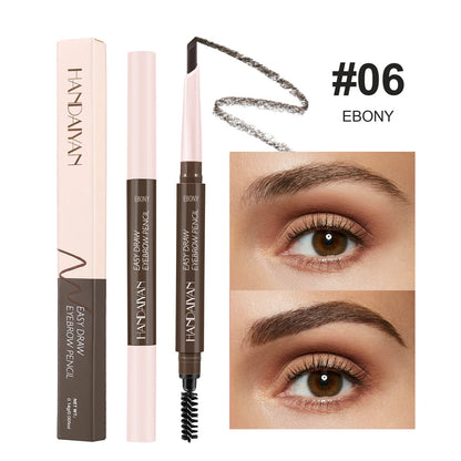Eyebrow Cosmetics Pencil Waterproof Double-headed Eyebrow Tattoo Natural Long Lasting Makeup Paint Wild Eyebrow Pencil - AMULET RING STORE