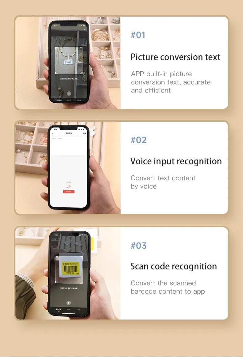 Niimbot B1 Mini Portable Thermal Printer Self-Adhesive Sticker Label Maker Pocket Printer Labeling Machine