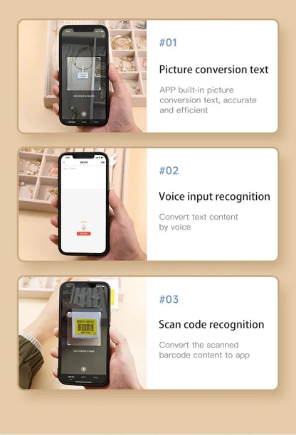 Niimbot B1 Mini Portable Thermal Printer Self-Adhesive Sticker Label Maker Pocket Printer Labeling Machine