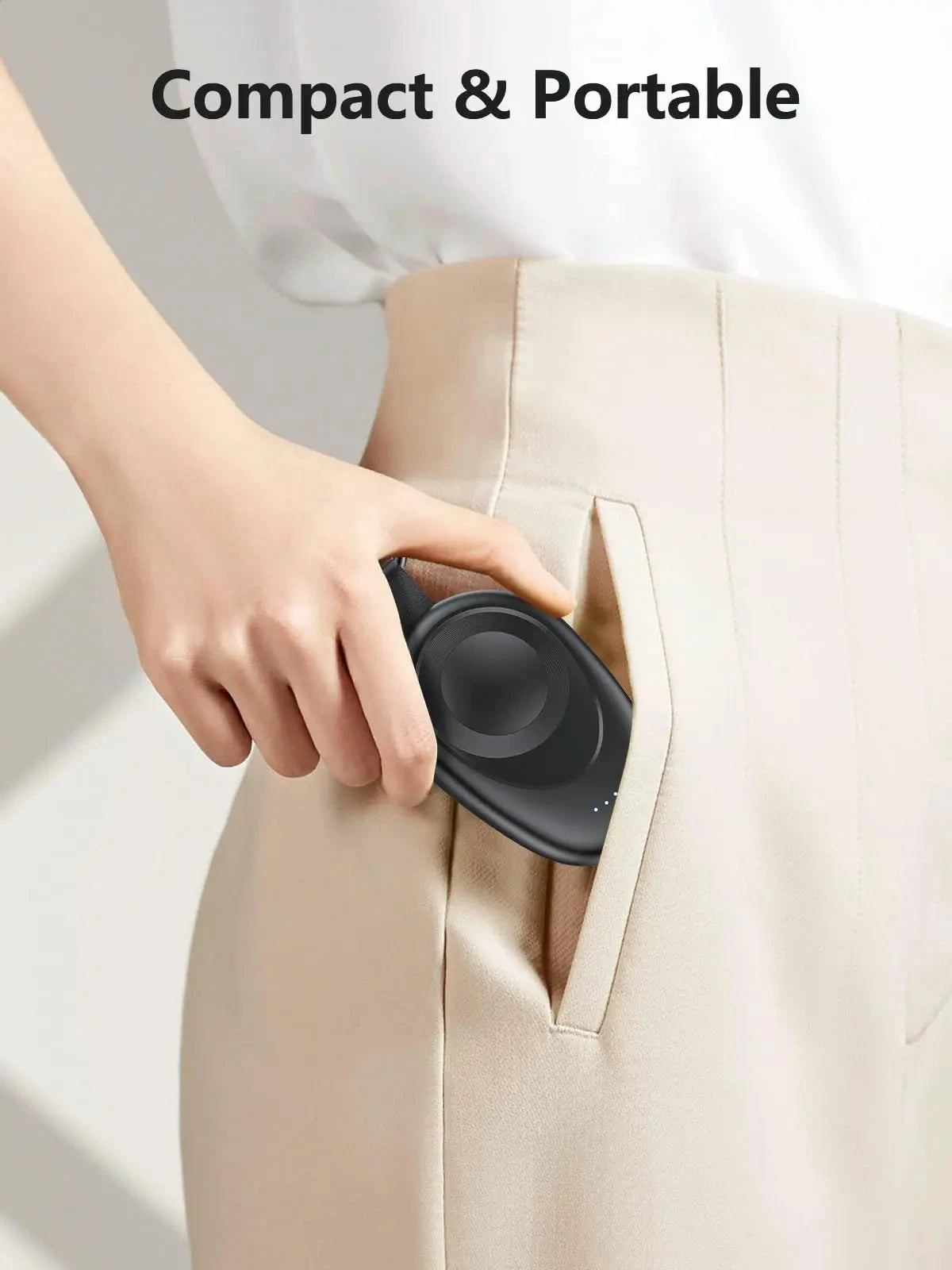 NEWDERY Magnetic Keychain Charger for Samsung Galaxy Watch 7/Ultra/6/6 Classic/5 Pro/4/3,Active2/1 Portable Wireless Power Bank