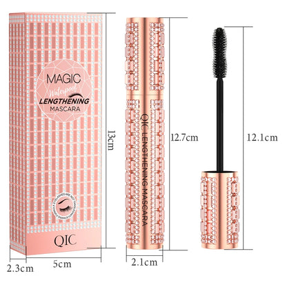 Waterproof 4D Diamond Shine Volume Curl Mascara Luxury Style Smudge-proof Eye Makeup for All Skin Types Eye Cosmetics - AMULET RING STORE
