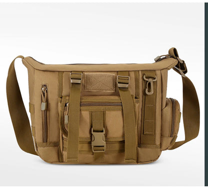 Men Camouflage Shoulder Bag Tactical Fishing Camping Tote Trekking Climbing Bags Large Multi-Pocket Travel Laptop Messenger Pack