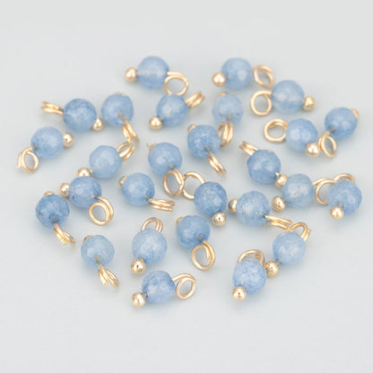 GUFEATHER,50pcs/lot,M899,jewelry accessories,18k gold plated,copper metal,natural stone,hand made,diy earrings,jewelry making - AMULET RING STORE