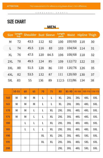 Sauna Suit Unisex Gym Clothing Set Men Full Body Sweating Sportswear Women Boxing Training Running Fitness Weight Loss Tracksuit