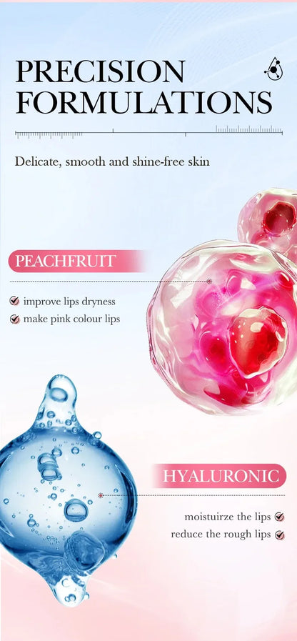 Exfoliating Lip Treatment Mask Gloss - Lightening Melanin Dark Lip Balm Remove Pink Moisturizing Reduce Lip Lines Improve Drynes - AMULET RING STORE