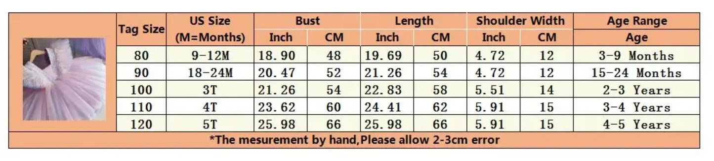 Wedding Birthday Dress for Flower Girls Kids Elegant Party Sequins Tutu Christening Gown 3-8 Yrs Children Formal Pageant Clothes - AMULET RING STORE