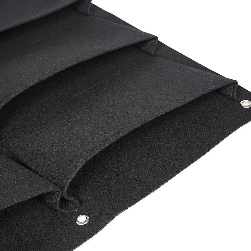 NEW Wall Hanging Pockets Planting Bags Flower Pot Home Garden Grow Bag Garden Planter Vertical Suculentas Plant Pot Home Decor - AMULET RING STORE