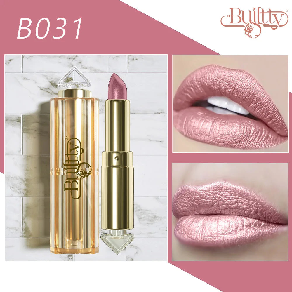 Mother Day Gift Makeup Beauty Matte Lipstick New Brand Cute Long Lasting Waterproof Lipstick Gliter Nude Colors - AMULET RING STORE