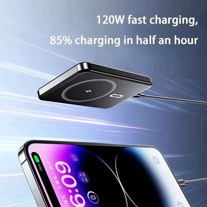 Xiaomi 120W Magnetic Power Bank 50000mAh Large Capacity Wireless Magnetic Fast Charger Portable Power Supply for iPhone Samsung