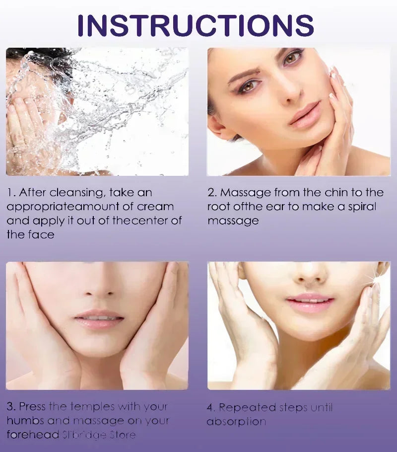 Effective V-Shape Face Slimming Lifting Facial Cream Lift Up V Double Chin Cheek Slimming Firming Anti Wrinkle Beauty Skin Care - AMULET RING STORE