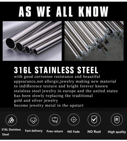 2022 NEW Men's 316L stainless-steel rings Vintage Lucifer Satan Punk Rock Personality Religion Jewelry Gift free shipping