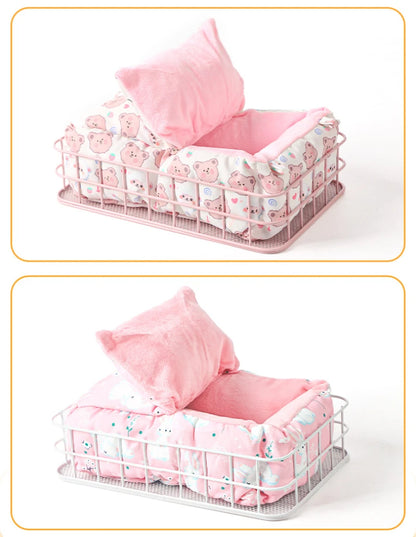 Hanging Rat Ledge Metal Ferret Hammock Squirrel Cage Bed Small Animal Habitat Hamster Sugar Glider Rat Cage Platform Accessories