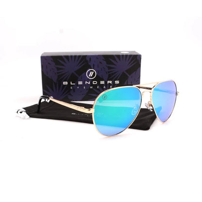Blenders True Color Male and Female Pilot style Polarized Sunglasses Large Trendy Fashion Sunglasses