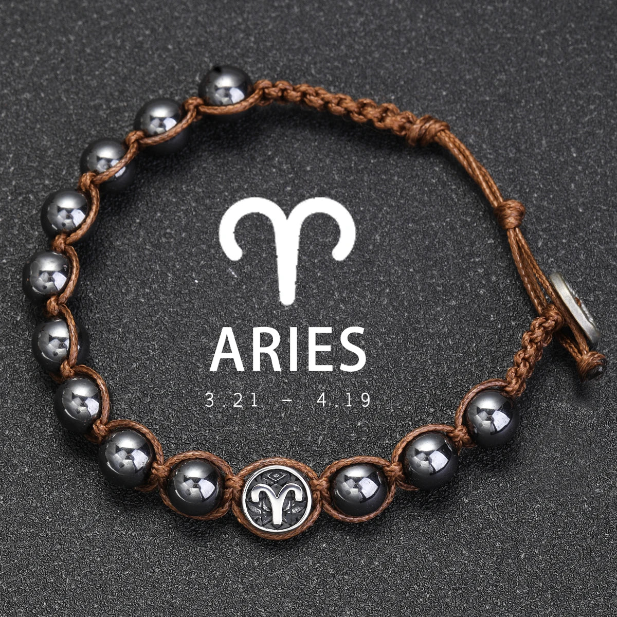 12 Zodiac Signs Natural Stone Bracelets Leo Capricorn Taurus Cancer Bracelets Women Men Couple Friendship Jewelry Gift Bracelets