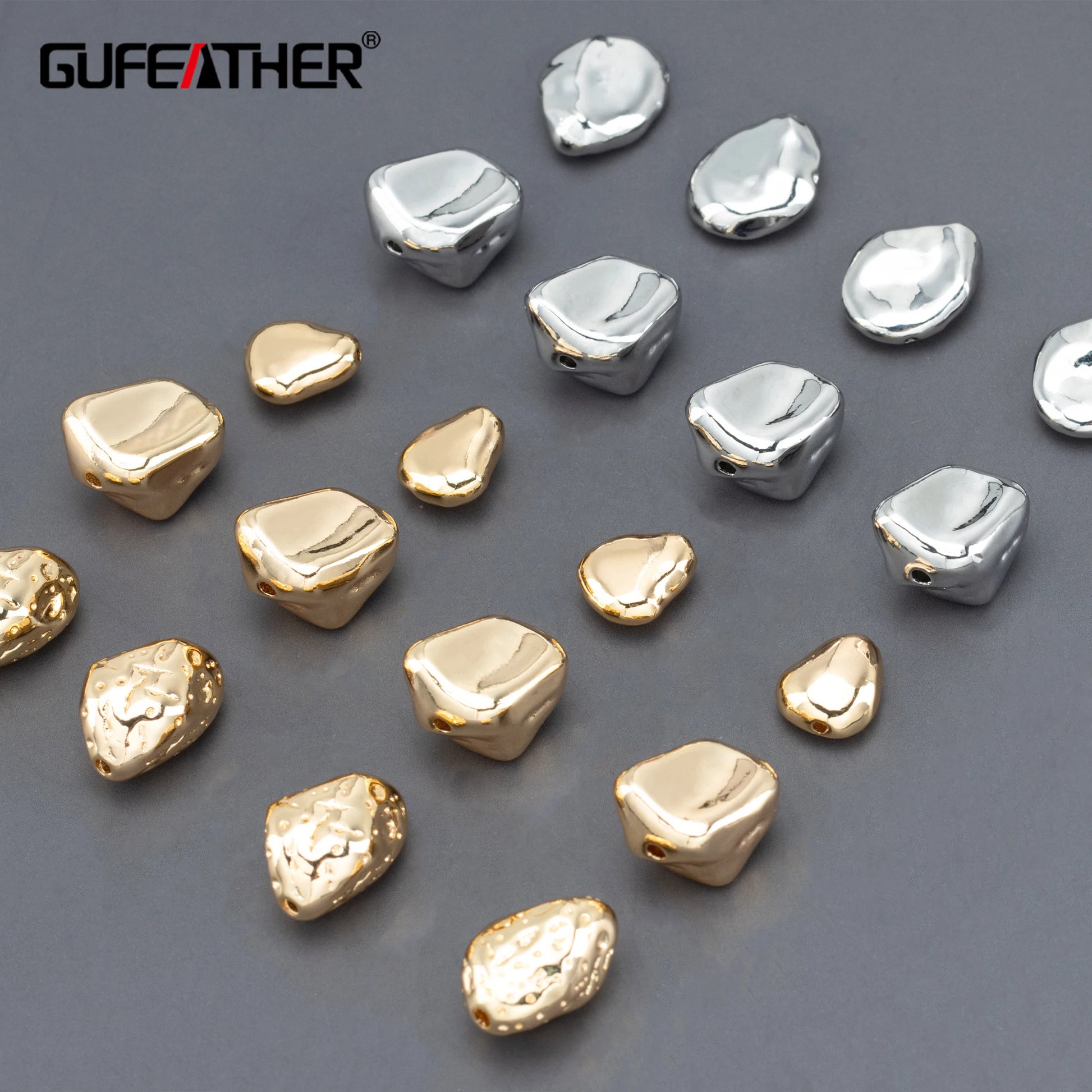 GUFEATHER MA21,jewelry accessories,pass REACH,nickel free,18k gold plated,copper,charms,diy necklace,jewelry makeing,6pcs/lot - AMULET RING STORE