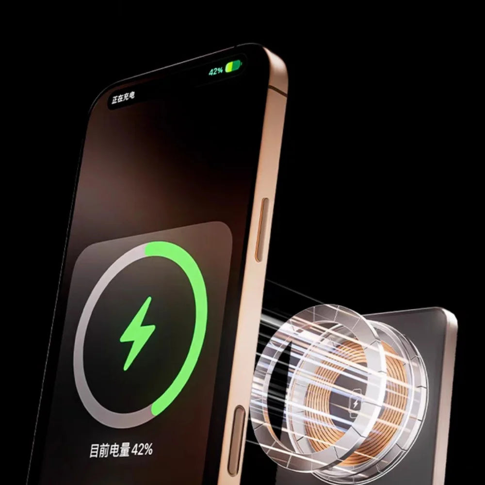 Ultra Slim 10000mAh Magnetic Power Bank CCC Certified Fast Charger for iPhone Watch Wireless Portable Battery For Samsung - AMULET RING STORE