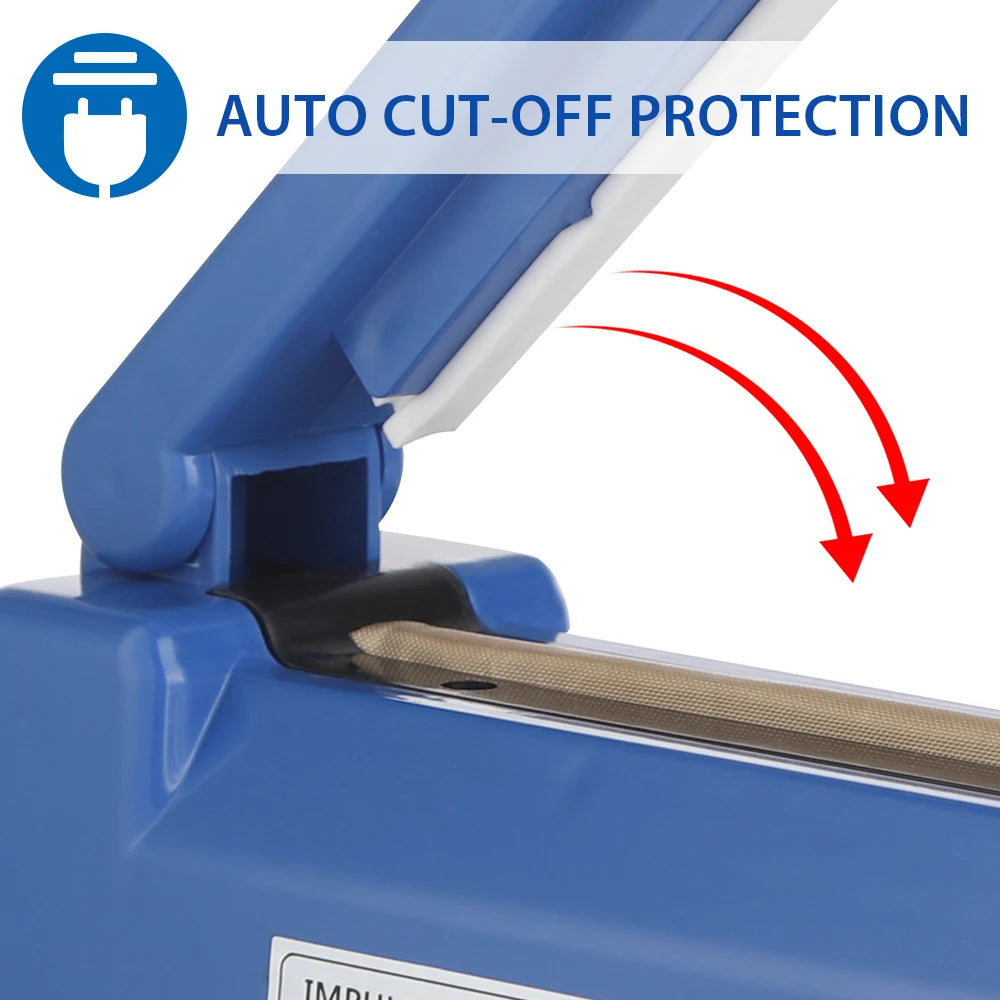 Impulse Sealer Manual Heat Sealer Machine for 8 inch Plastic Bags, Shrink Wrap Bag Sealers Vacuum Sealer Packaging Machine - AMULET RING STORE