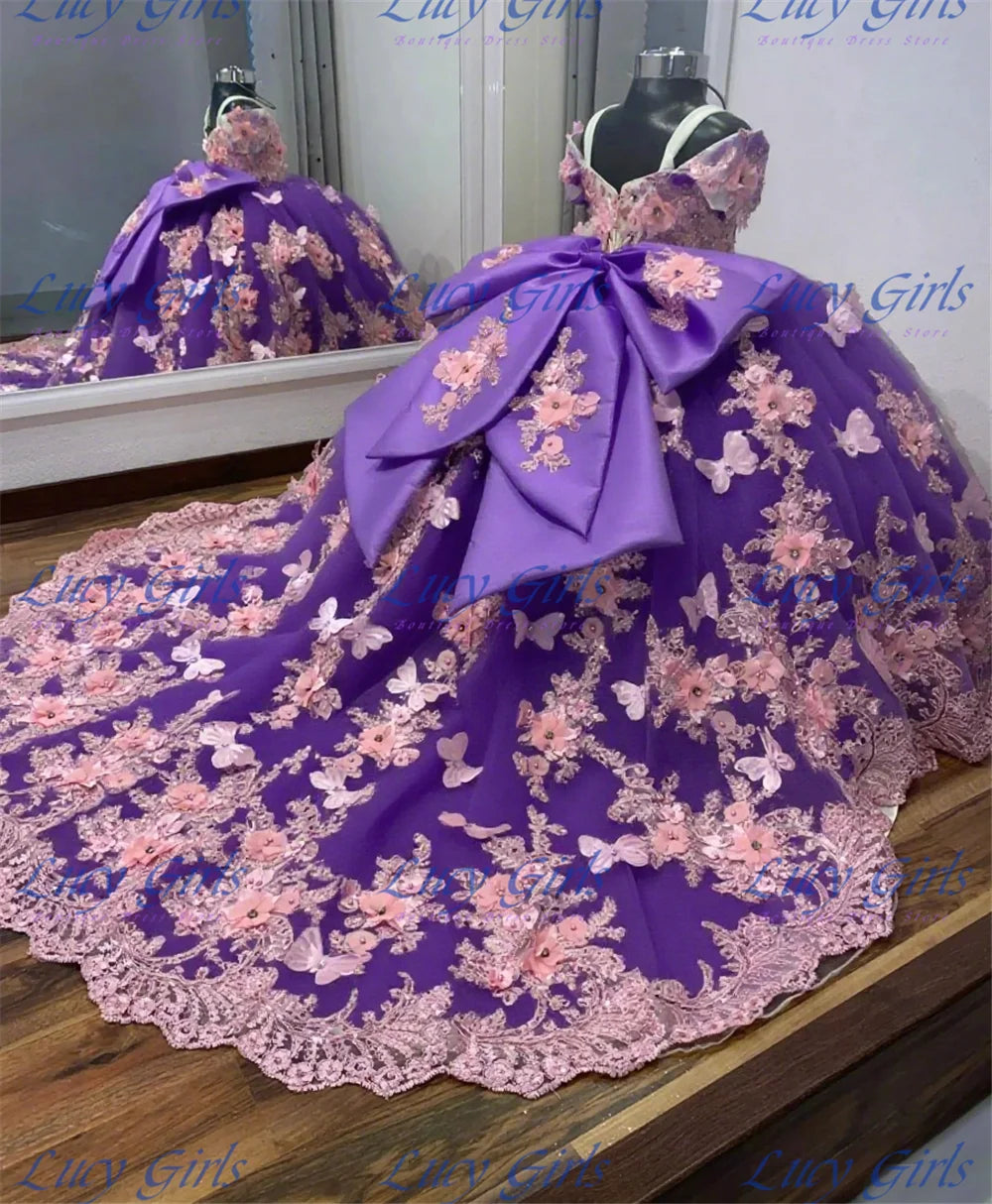 Gorgeous Quality Flower Girl Dress Tulle Fluffy With Exquisite Blue Applique Wedding Dresses Little Girls Birthday Party Gowns