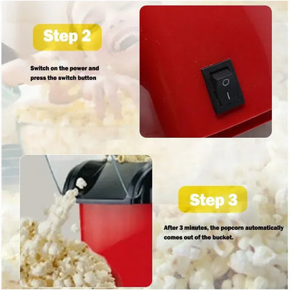 220v Popcorn Makers Mini Popcorn Machine Electric Household Appliance Machine Fully Automatic Popcorn Machine For Home Kitchen - AMULET RING STORE