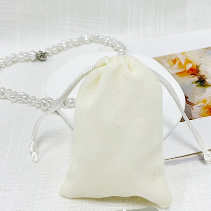 16Colors Jewelry Suede Polyster Nylon Drawstring Vevet Bag Earring Necklace Bracelet Packaging Storage Bag Gift Add Logo - AMULET RING STORE