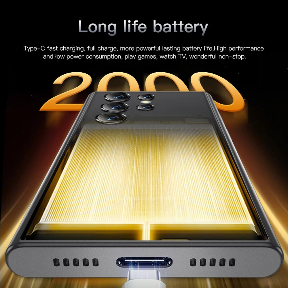 2024 New SERVO S24 Mini 4G Global Smartphone Android System Google Store 2000mAh Facial Unlock Small Smartphones Latest Upgrade - AMULET RING STORE