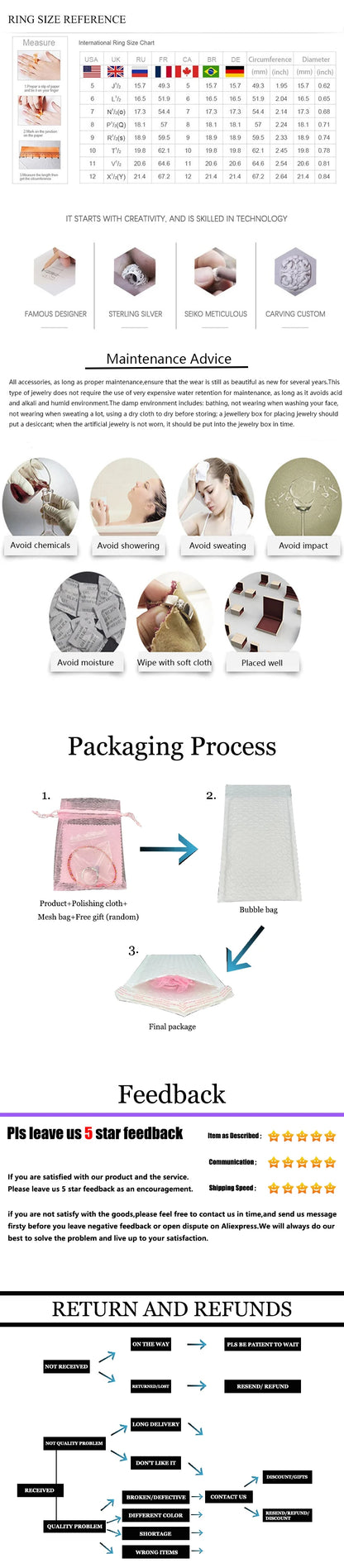 HuiSept Fashion 925 Silver Jewelry Ring with Ruby Zircon Accessories for Women Wedding Promise Party Gift Finger Rings Wholesale