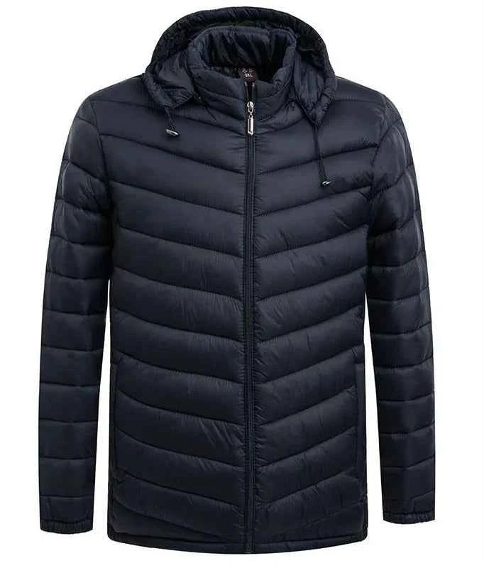 Man Padded Coat Hooded Down Jackets For Men Lightweight Puffer Padding Winter Parkas Young On Sale New In & Modern Outer Casual