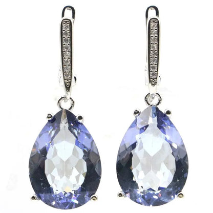 Buy 4 Get 1 Free Zultanite Color Changing Alexandrite Topaz Real Ruby Emerald Sapphire Mystic Topaz Silver Earrings Pendant