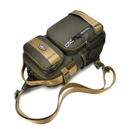 Fashion Multifunction Men's Shoulder Bag Running Outdoor Sling Crossbody Bags Male Travel Trend High Capacity Sport Chest Bag - AMULET RING STORE