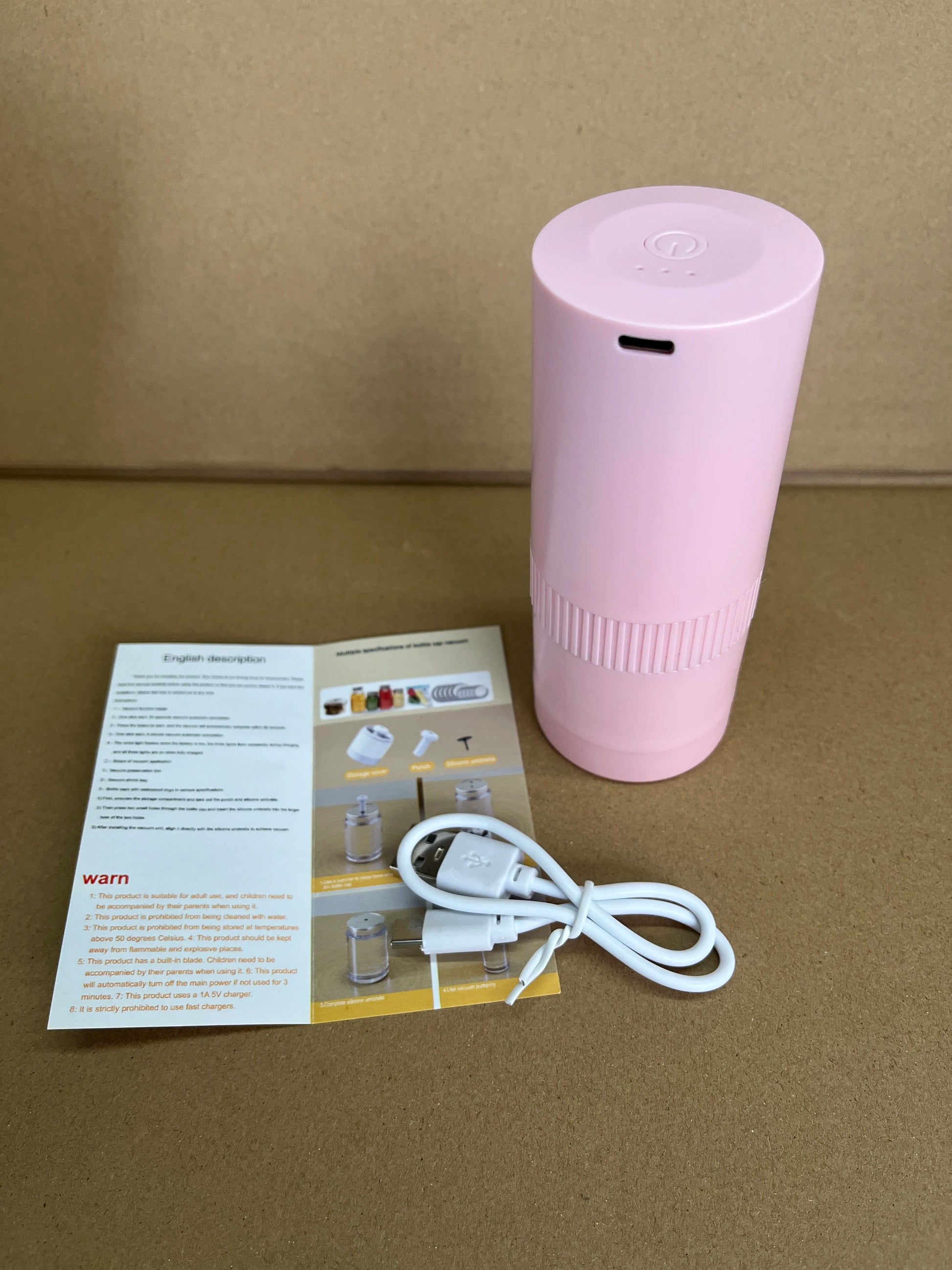 Wireless Kitchen Tools Handheld Food Bag Vaccum Sealer Pump Bottle Jar Vacuum Sealing Machine for Regular & Wide Mouth Mason Jar - AMULET RING STORE