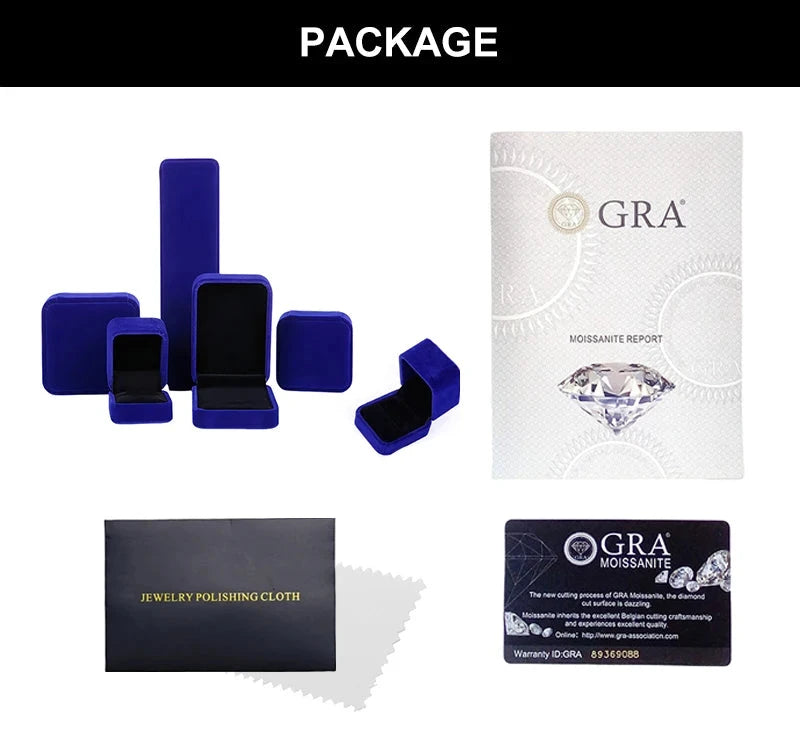 NeeTim Moissanite Stud Earrings for Women S925 Sterling Silver White Gold Plated Diamond Earring Ear Studs Wedding Fine Jewelry - AMULET RING STORE