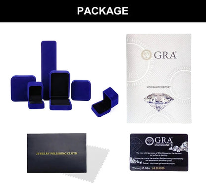 NeeTim Moissanite Stud Earrings for Women S925 Sterling Silver White Gold Plated Diamond Earring Ear Studs Wedding Fine Jewelry - AMULET RING STORE