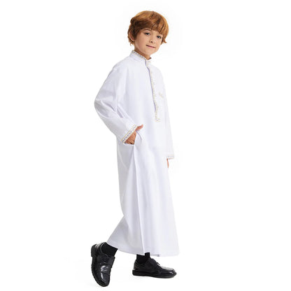 Muslim Clothes Man Shirt Man Islamic Caftan Men Eid Ramdan Cardigan Abaya Long Dress Islamic Saudi Arabic Musulman Robe Clothes