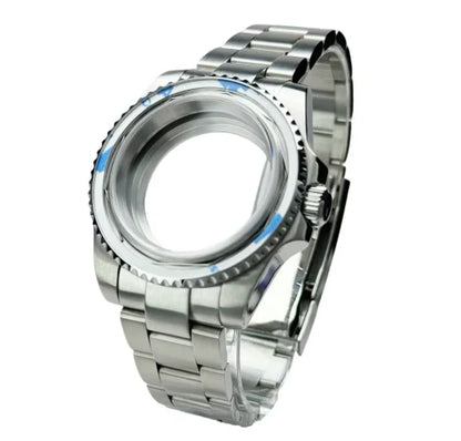 40mm 200m Waterproof NH34 NH35 NH36 Watch Case Accessories for Oyster Band SUB Watch Maker 120clicks BGW9 blue lume Bezel - AMULET RING STORE