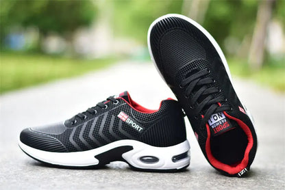 2025 new spring trend sports men's shoes Lace-up thick sole casual breathable fashion shoes Large size Wear skid resistance - AMULET RING STORE