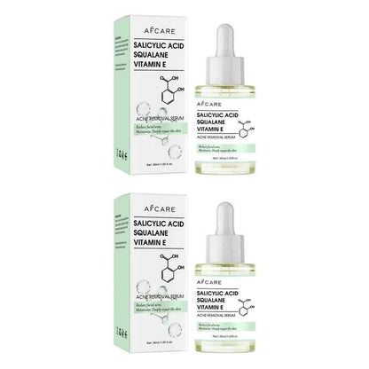 Anti-Acne Face Serum Salicylic Acid Acne Removing Essence Squalane Vitamin E Moisturizing Brightening Korean Skincare Products
