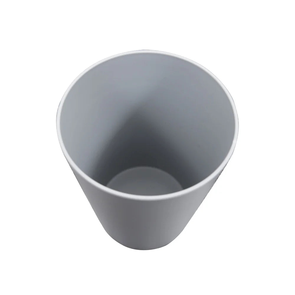 10 Pack 18oz Microwave Safe Plastic Tumblers Gray Durable Drinkware Lightweight Reusable Party Cups Essential Kitchen Supplies - AMULET RING STORE