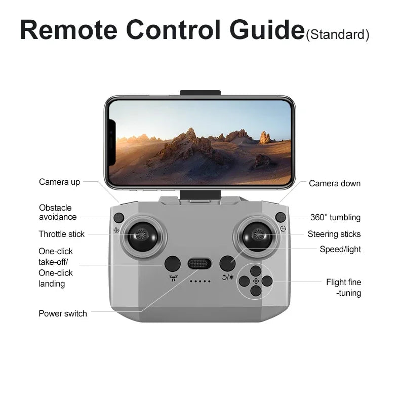 Lenovo D18 Drone 8K Aerial HD Dual Camera Photography Intelligent Obstacle Avoidance Brushless Motor 5G WIFI GPS Return VR Drone