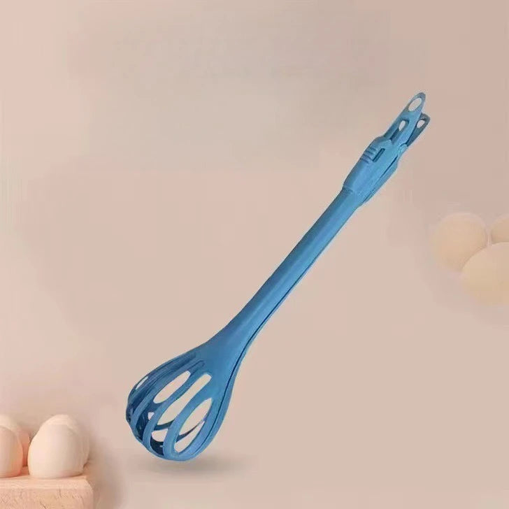 2-in-1 Food Clip & Egg Whisk Multifunctional Handheld Blender Kitchen Tool for Salad Mixer Eggs Pasta Food Cooking Mixing - AMULET RING STORE