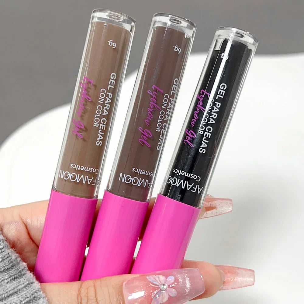 3 Colors Natural Liquid Dyeing Eyebrow Cream Waterproof Long Lasting Non-smudge Mascara Tint Makeup Cosmetic Brow Enhancer Cream - AMULET RING STORE