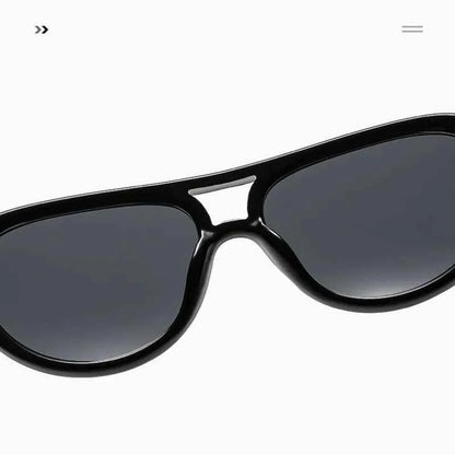 New Fashionable Personalized Toad Sunglasses Knot Double Bridge Metal Anti UV Glasses Outdoor Trendy Street Photography